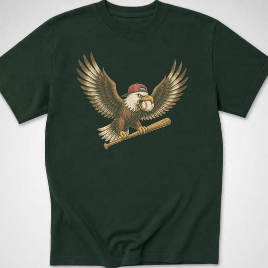 Eagle Slugger — Youth Tee — Forest Green