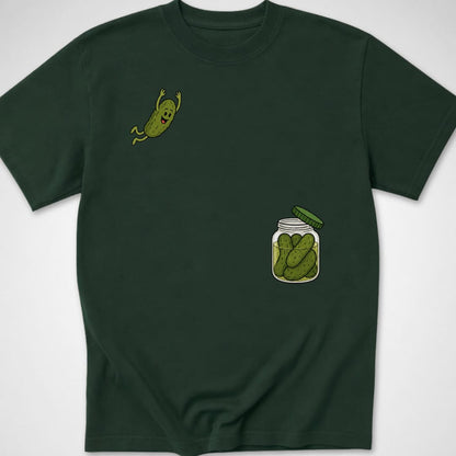 Pickle Dive — Youth Tee — Forest Green