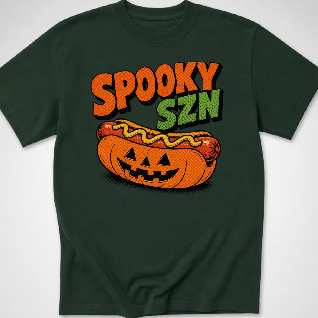 Spooky Szn — Youth Tee — Forest Green