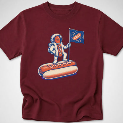 Space Dog — Youth Tee — Maroon