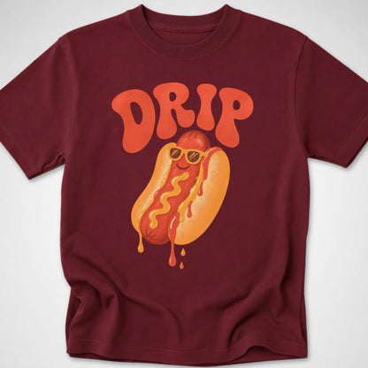 Drip — Youth Tee — Maroon