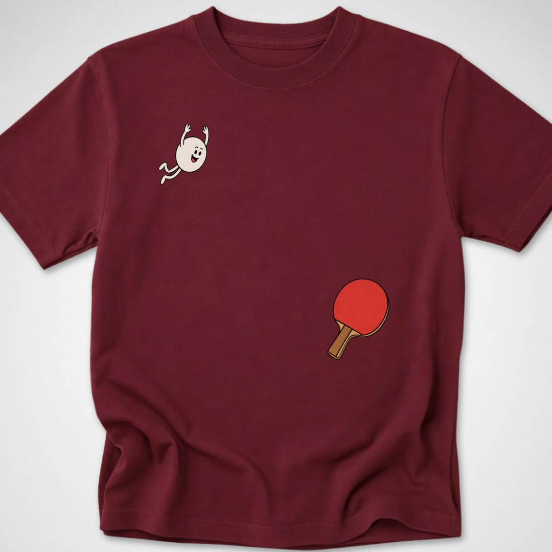 Ping Pong Dive — Youth Tee — Maroon