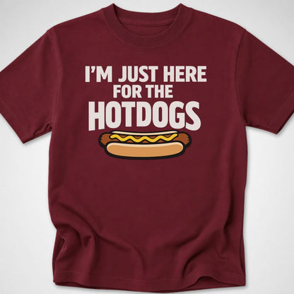 For the Dogs — Youth Tee — Maroon