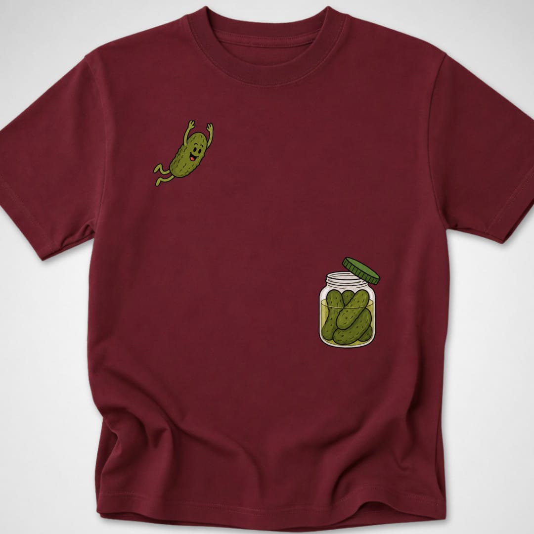 Pickle Dive — Youth Tee — Maroon