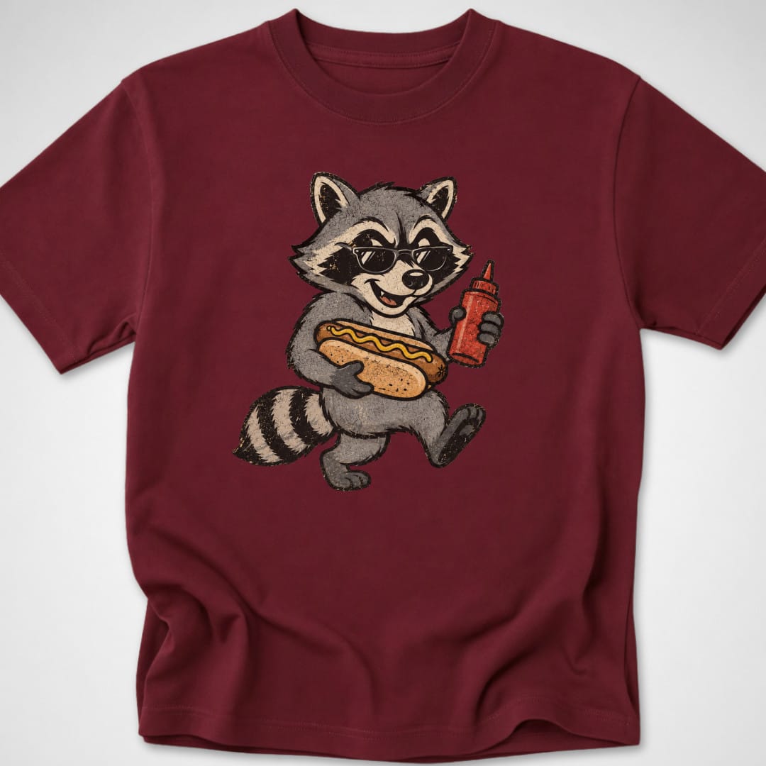 Dawg Bandit — Youth Tee — Maroon