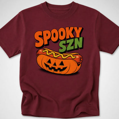 Spooky Szn — Youth Tee — Maroon