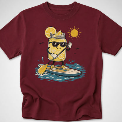 Lemonade Livin' — Youth Tee — Maroon
