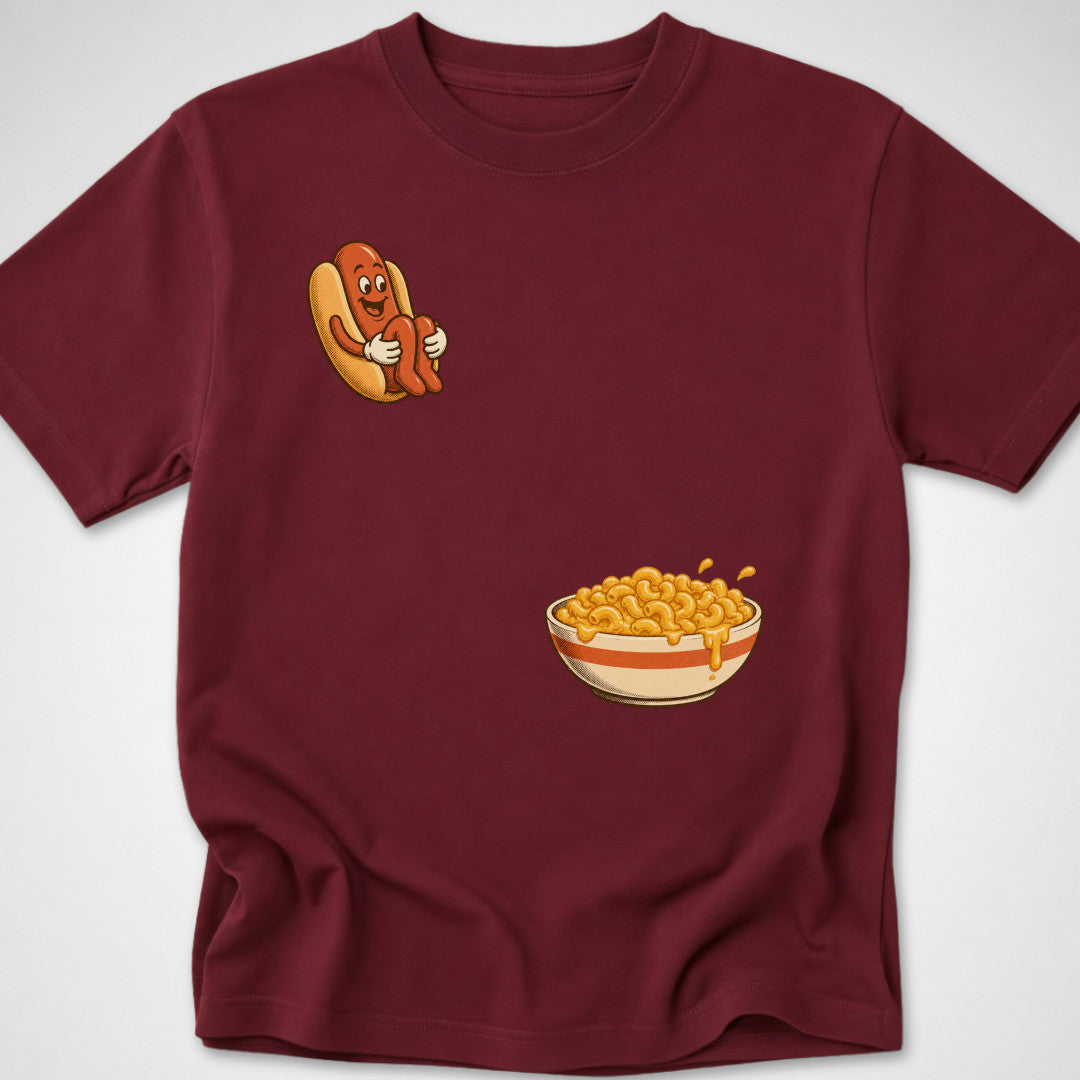 Mac N Dog Cannonball — Youth Tee — Maroon