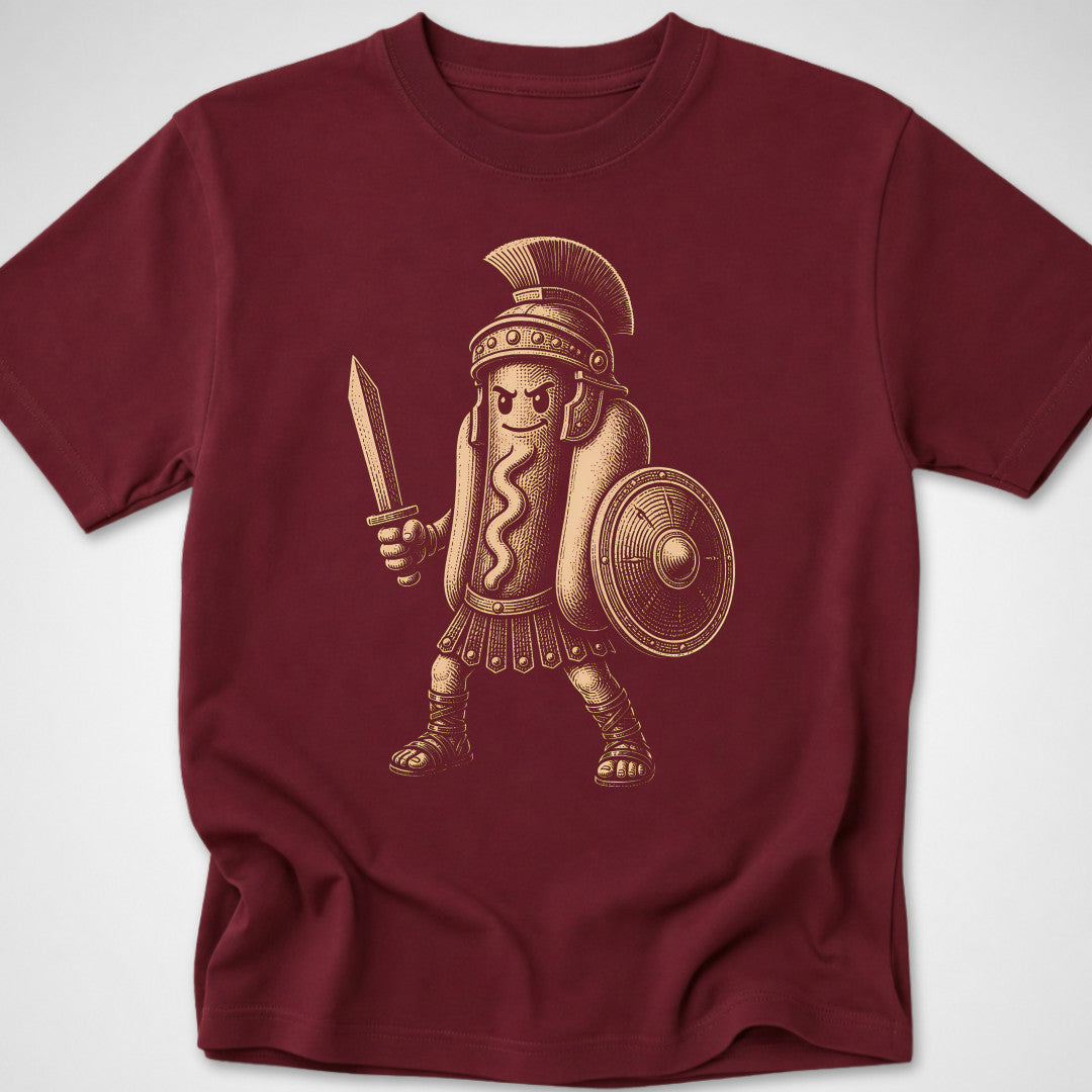 Glizzy Gladiator — Youth Tee — Maroon
