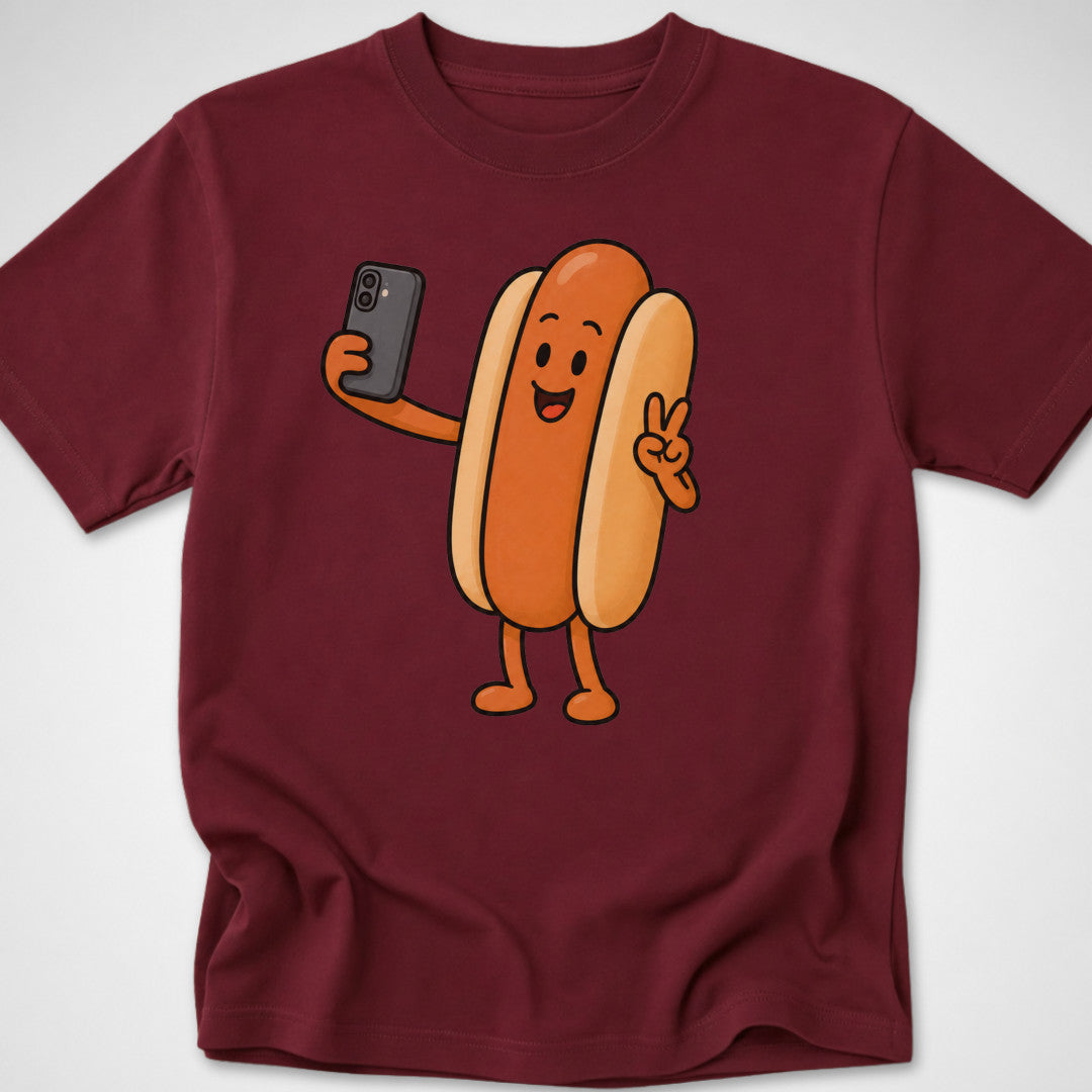 Frank's Selfie — Youth Tee — Maroon