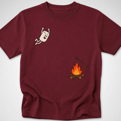Marshmallow Dive — Youth Tee — Maroon