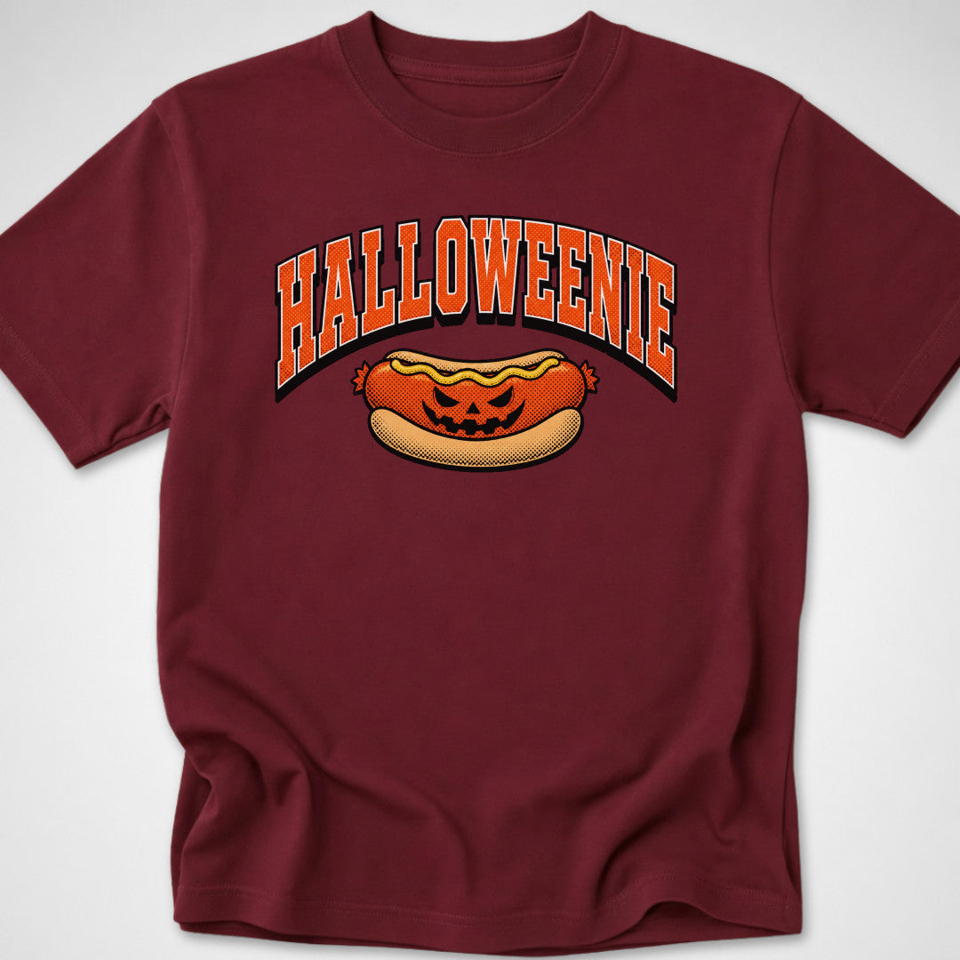Halloweenie — Youth Tee — Maroon
