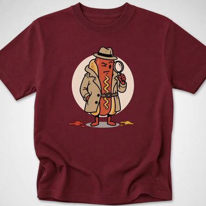 Detective Dog — Youth Tee — Maroon