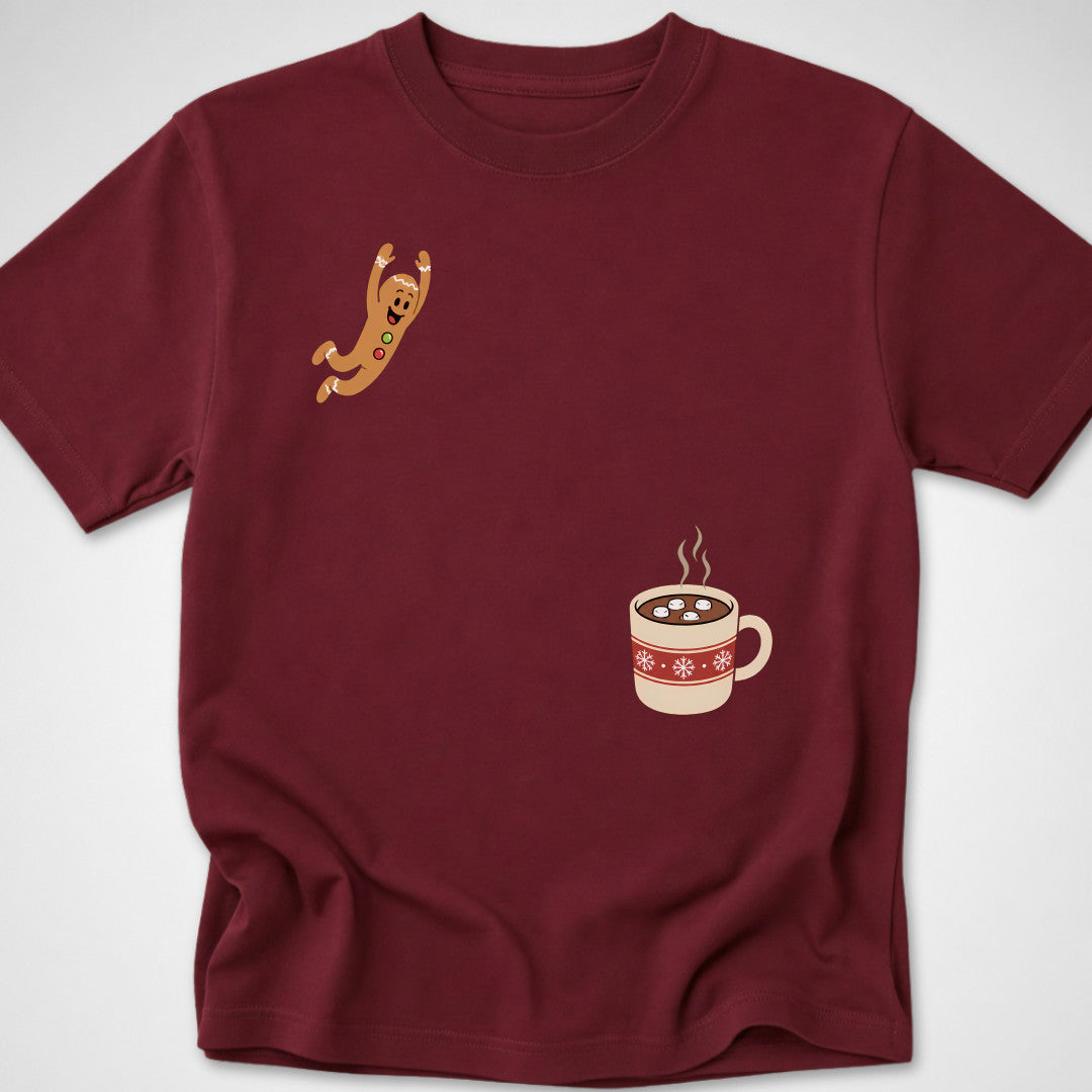 Gingerbread Dive — Youth Tee — Maroon
