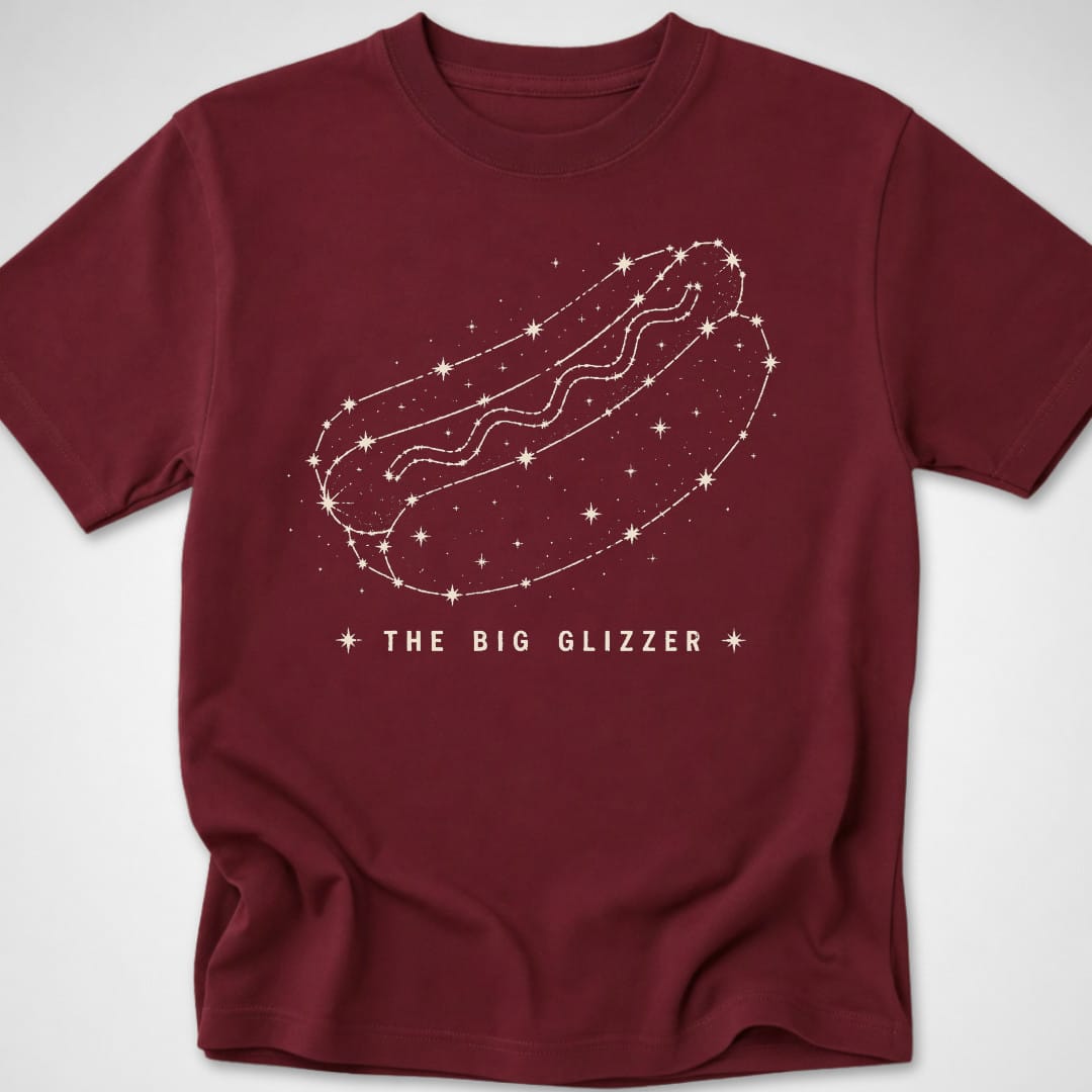 The Big Glizzer — Youth Tee — Maroon