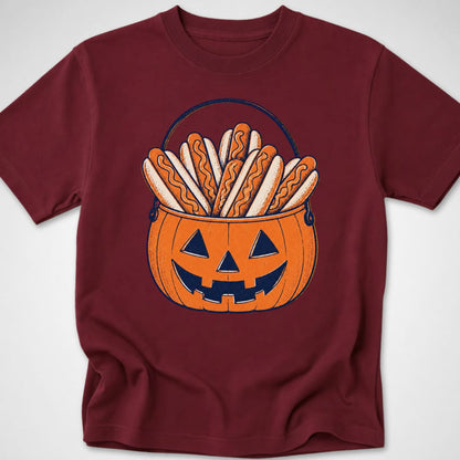 Trick or Glizzy — Youth Tee — Maroon