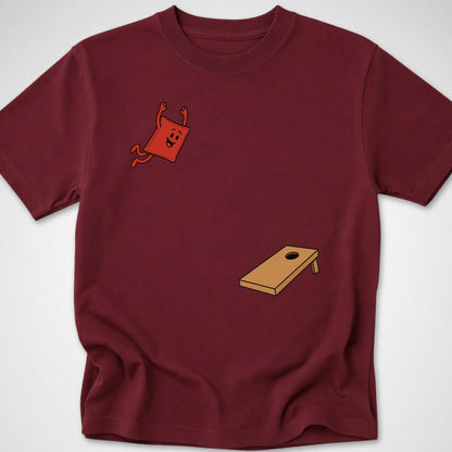 Bag Dive — Youth Tee — Maroon