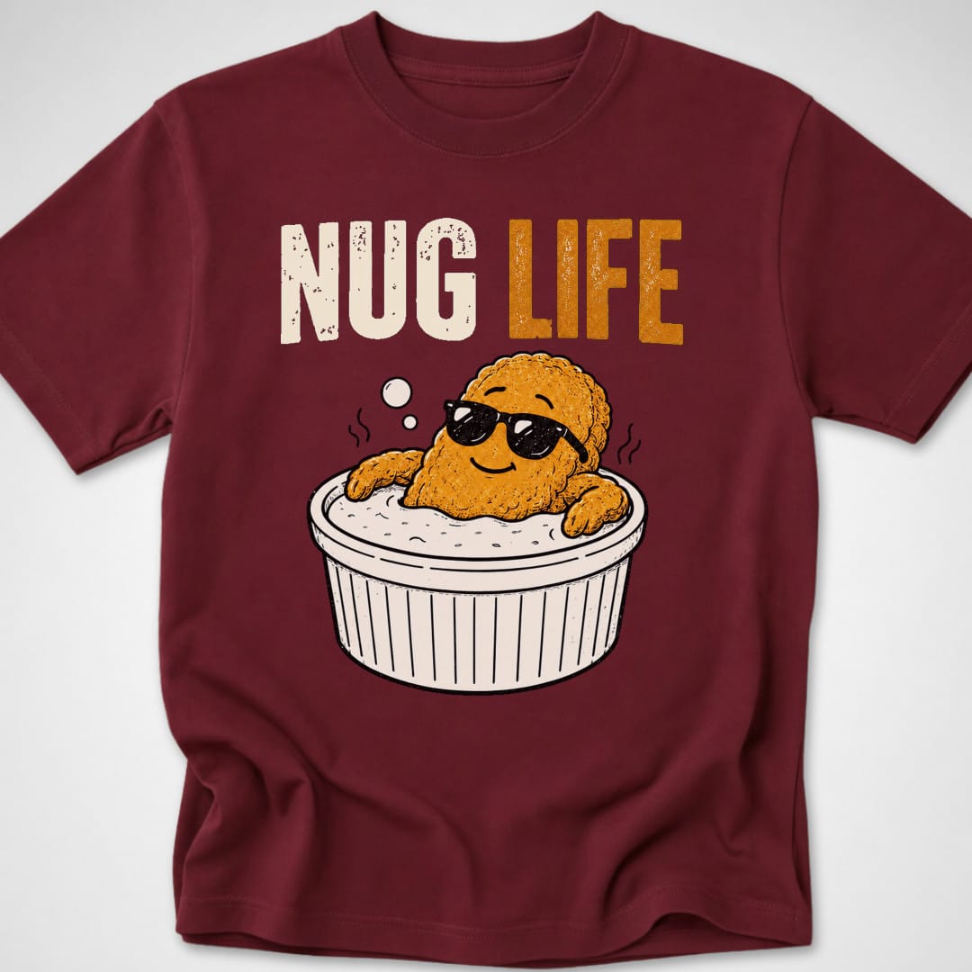 Nug Life — Youth Tee — Maroon