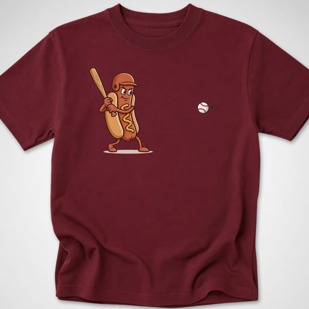 Dingers & Dogs — Youth Tee — Maroon
