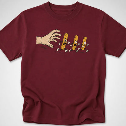 Gimmie Those Fries — Youth Tee — Maroon