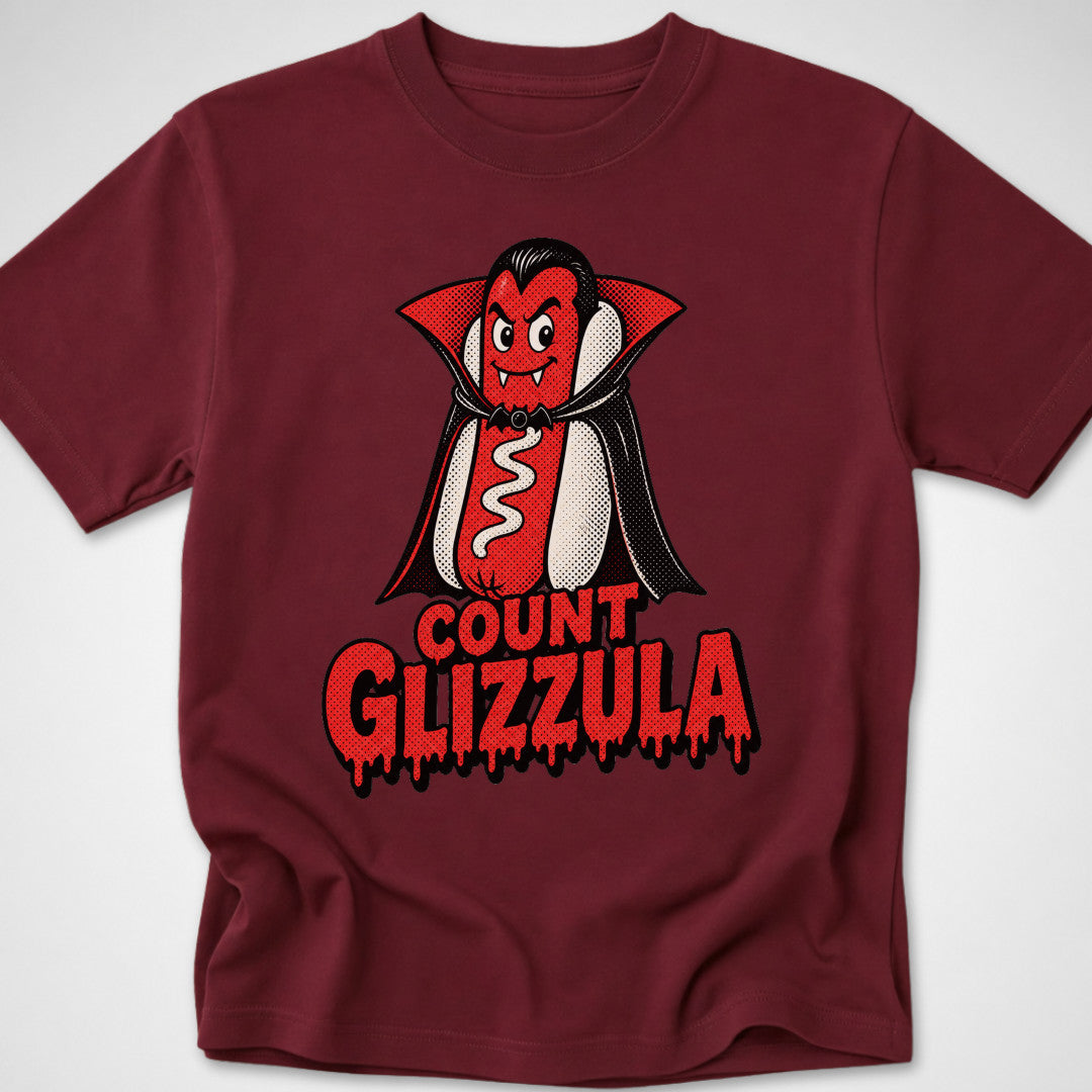 Count Glizzula — Youth Tee — Maroon