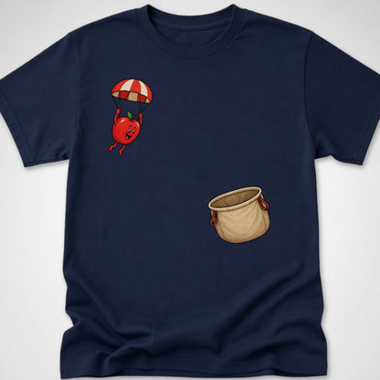 Apple Picking Dive — Youth Tee — Navy