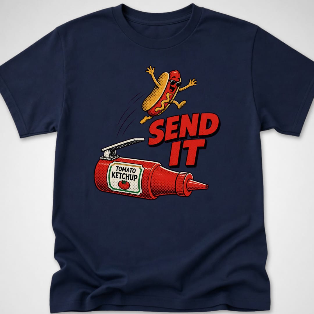 Send It — Youth Tee — Navy