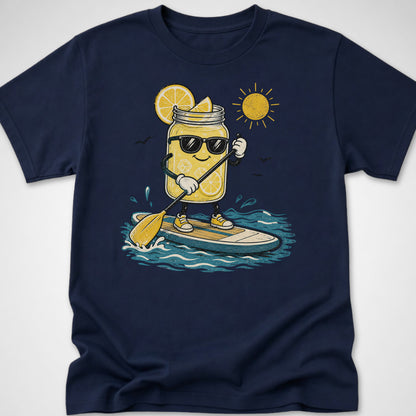 Lemonade Livin' — Youth Tee — Navy