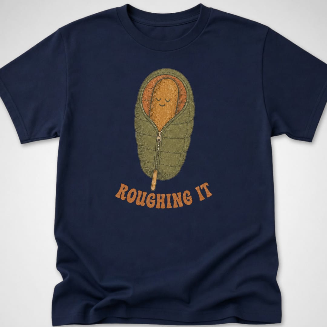 Roughing It — Youth Tee — Navy