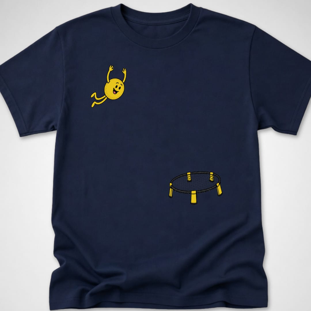 Spikeball Dive — Youth Tee — Navy