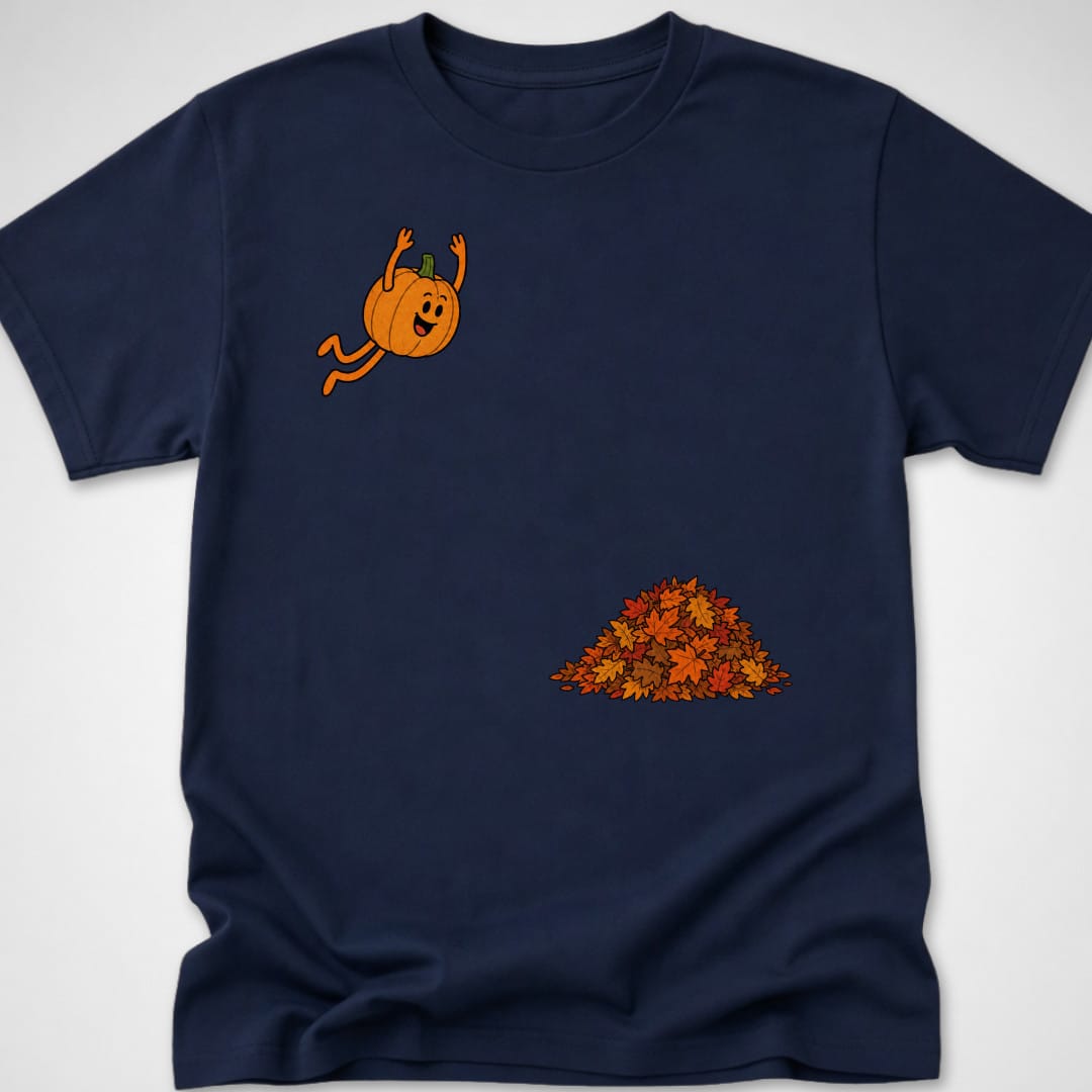 Pumpkin Dive — Youth Tee — Navy