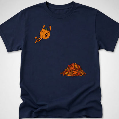 Pumpkin Dive — Youth Tee — Navy