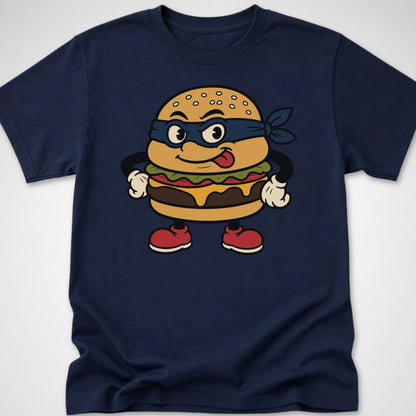 Burger Burglar — Youth Tee — Navy