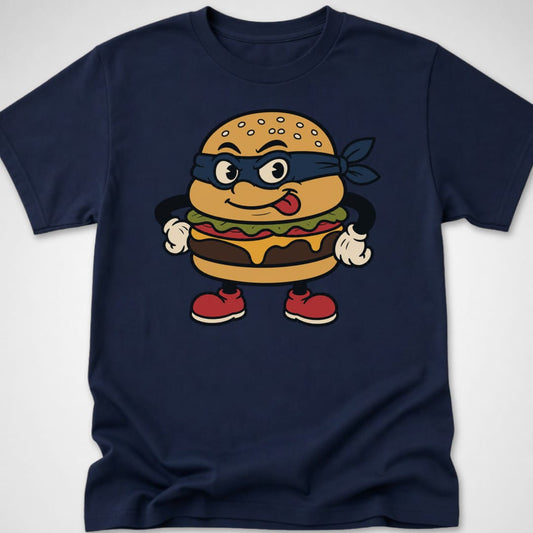 Burger Burglar — Youth Tee — Navy