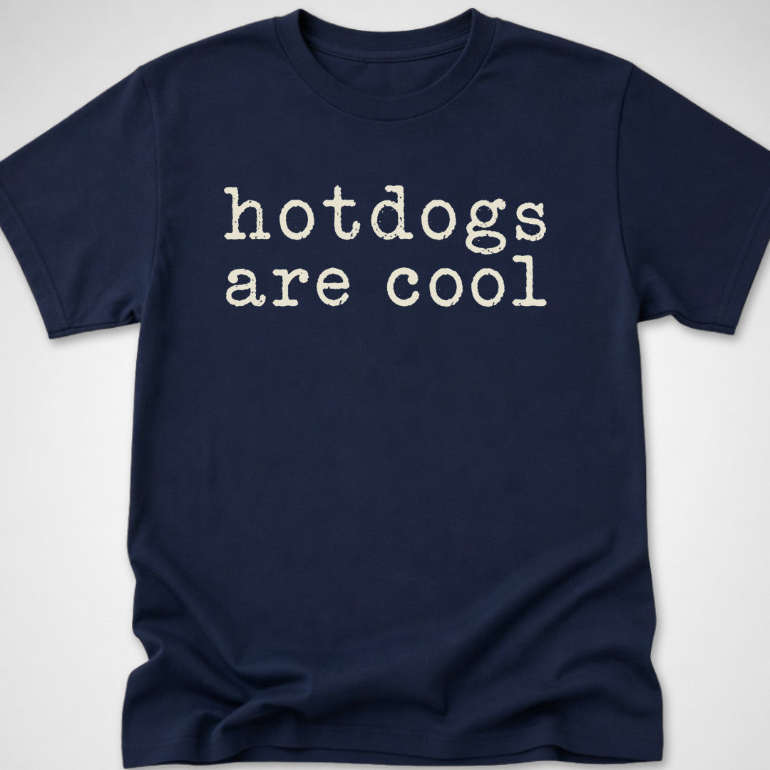 Hotdogs Are Cool — Youth Tee — Navy