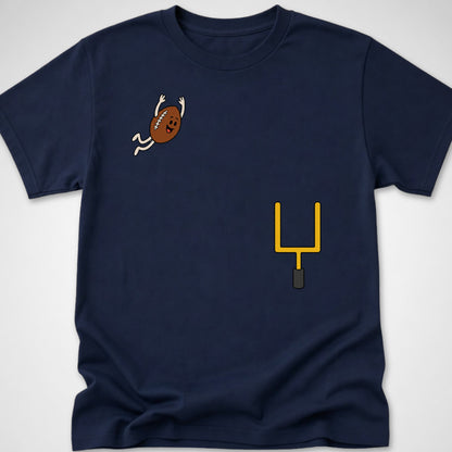 Football Dive — Youth Tee — Navy