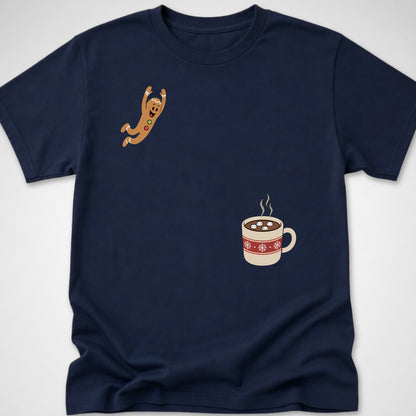Gingerbread Dive — Youth Tee — Navy