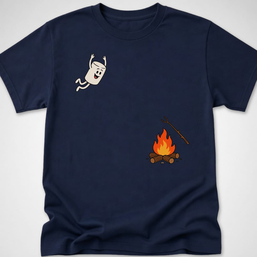 Marshmallow Dive — Youth Tee — Navy