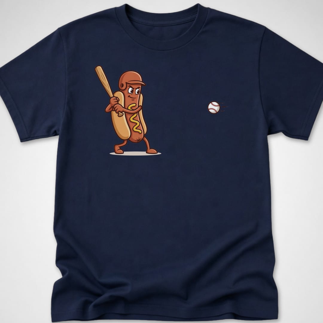 Dingers & Dogs — Youth Tee — Navy