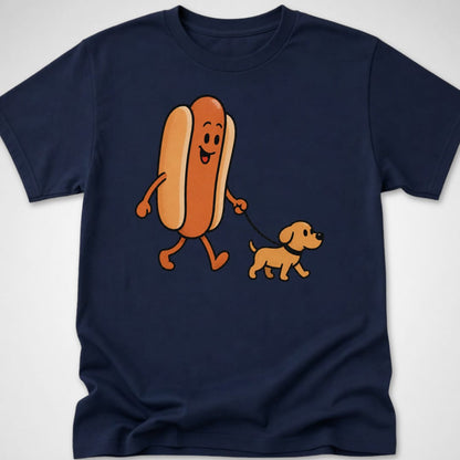Frank's Dog Walk — Youth Tee — Navy