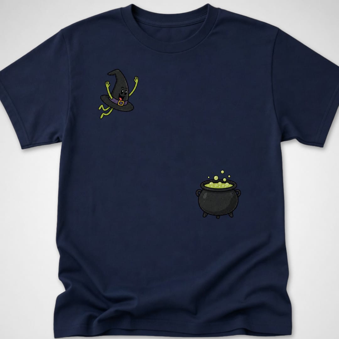 Witch Hat Dive — Youth Tee — Navy