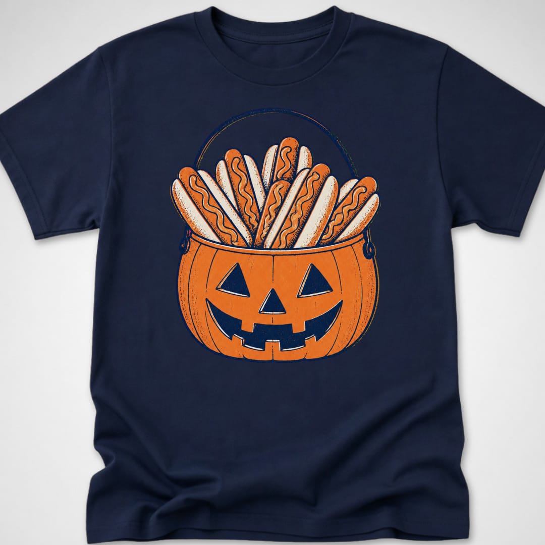 Trick or Glizzy — Youth Tee — Navy