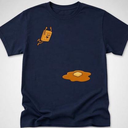 Waffle Dive — Youth Tee — Navy