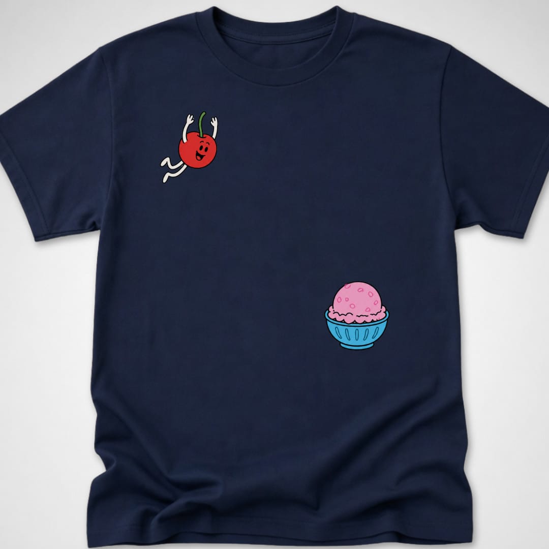 Cherry dive — Youth Tee — Navy