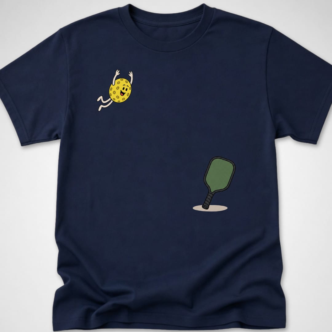 Pickleball Dive — Youth Tee — Navy