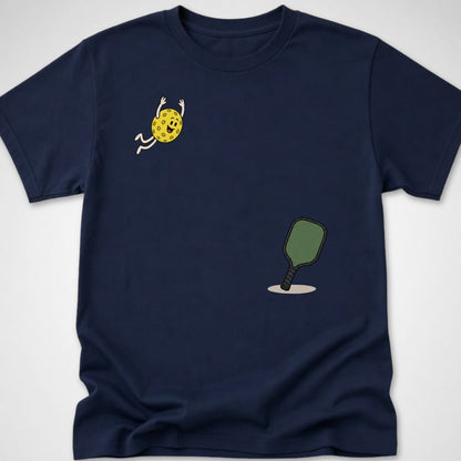 Pickleball Dive — Youth Tee — Navy