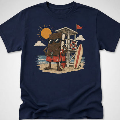 Lifeguard Sandwich — Youth Tee — Navy