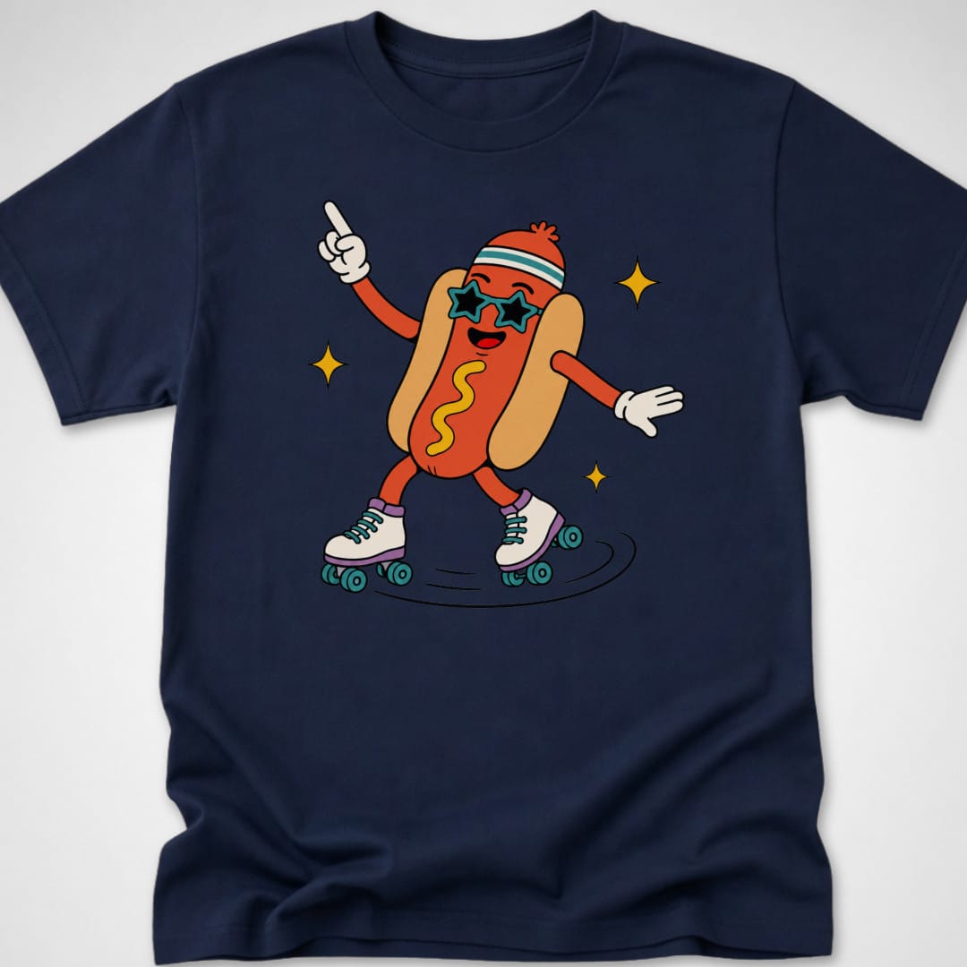 Disco Dog — Youth Tee — Navy