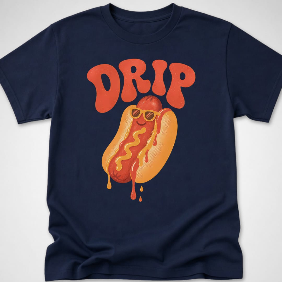 Drip — Youth Tee — Navy