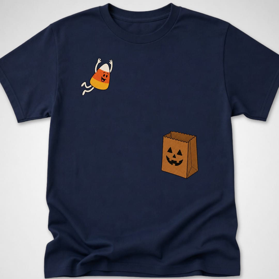 Candy Corn Dive — Youth Tee — Navy